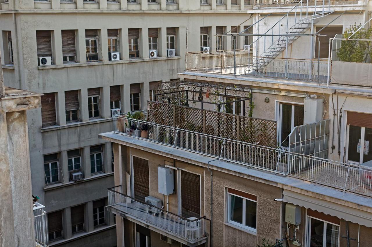 Apartament Athens Noir: 1920S Vibe On The East Mediterranean Zewnętrze zdjęcie